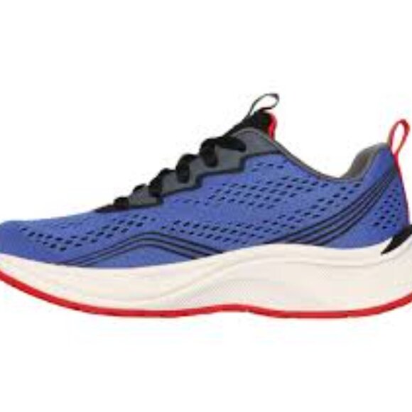 Skechers Size 5 Blue and Red Sneakers with Mesh Upper - Picture 4 of 5